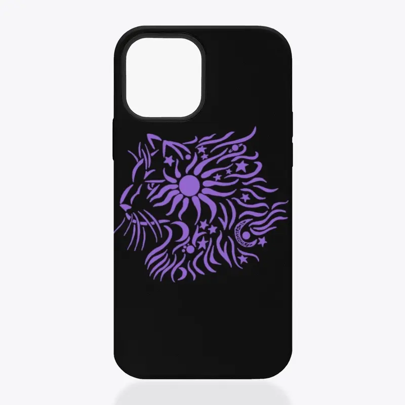 Celestial Cat in Purple