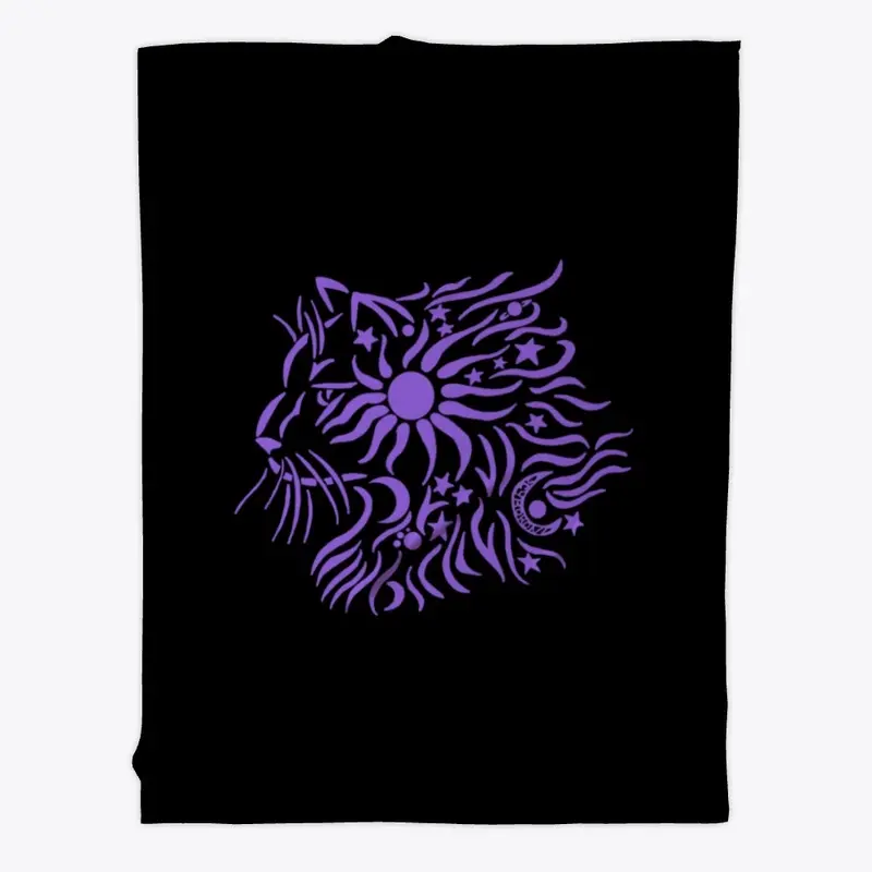 Celestial Cat in Purple