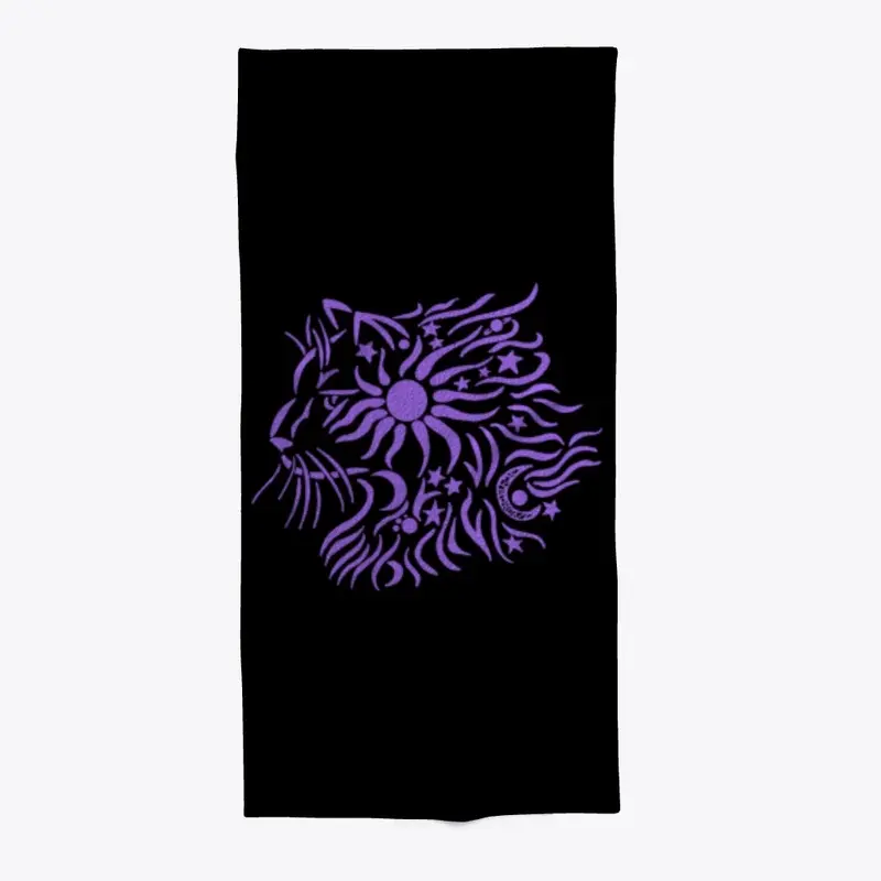 Celestial Cat in Purple